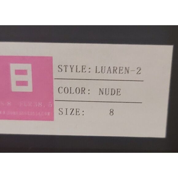 SOHO GIRLS LACE-UP SUEDE BLOCK SANDALS SIZE 8 NEW IN BOX - Picture 12 of 15